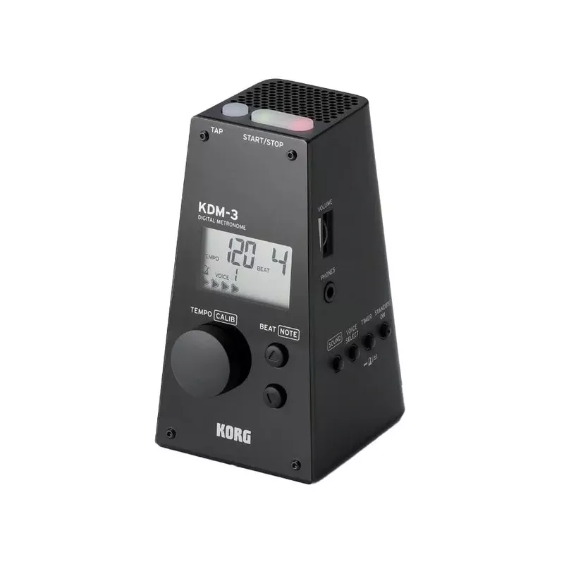Korg KDM3 Digital Pyramid Metronome, Black