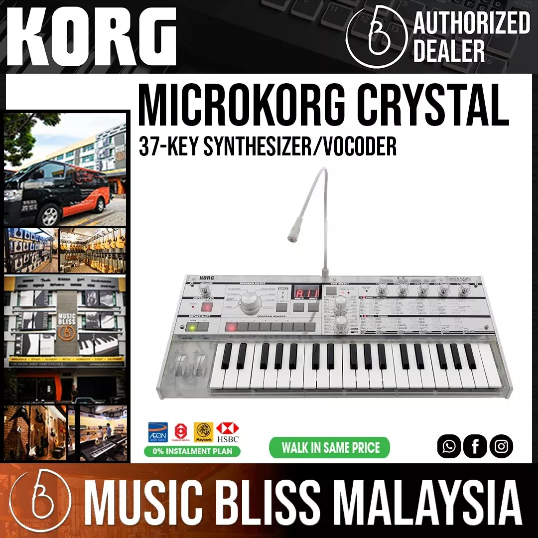 Korg microKORG Crystal 37-Key Synthesizer/Vocoder