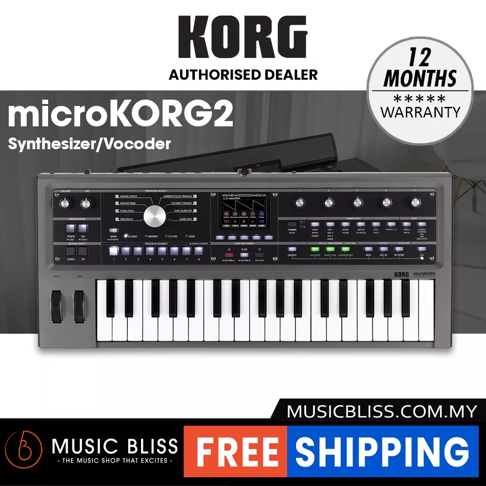 Korg microKORG2 Synthesizer/Vocoder with 0% Instalment