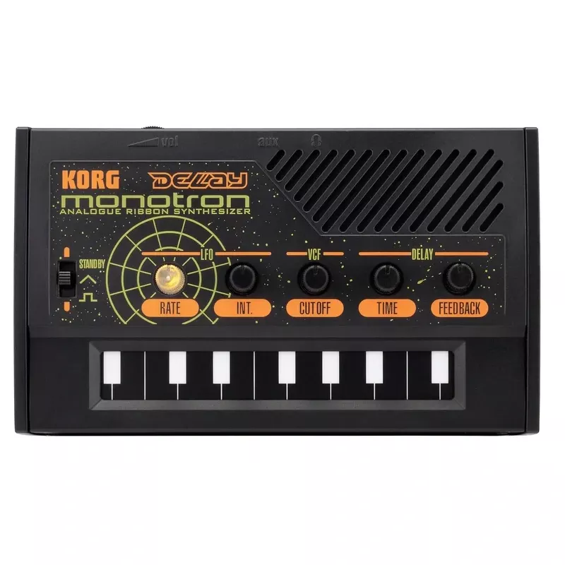 Korg Monotron Delay Analog Synth with built in speaker,audio input,tape echo delay,Selectable LFO Saw/Square