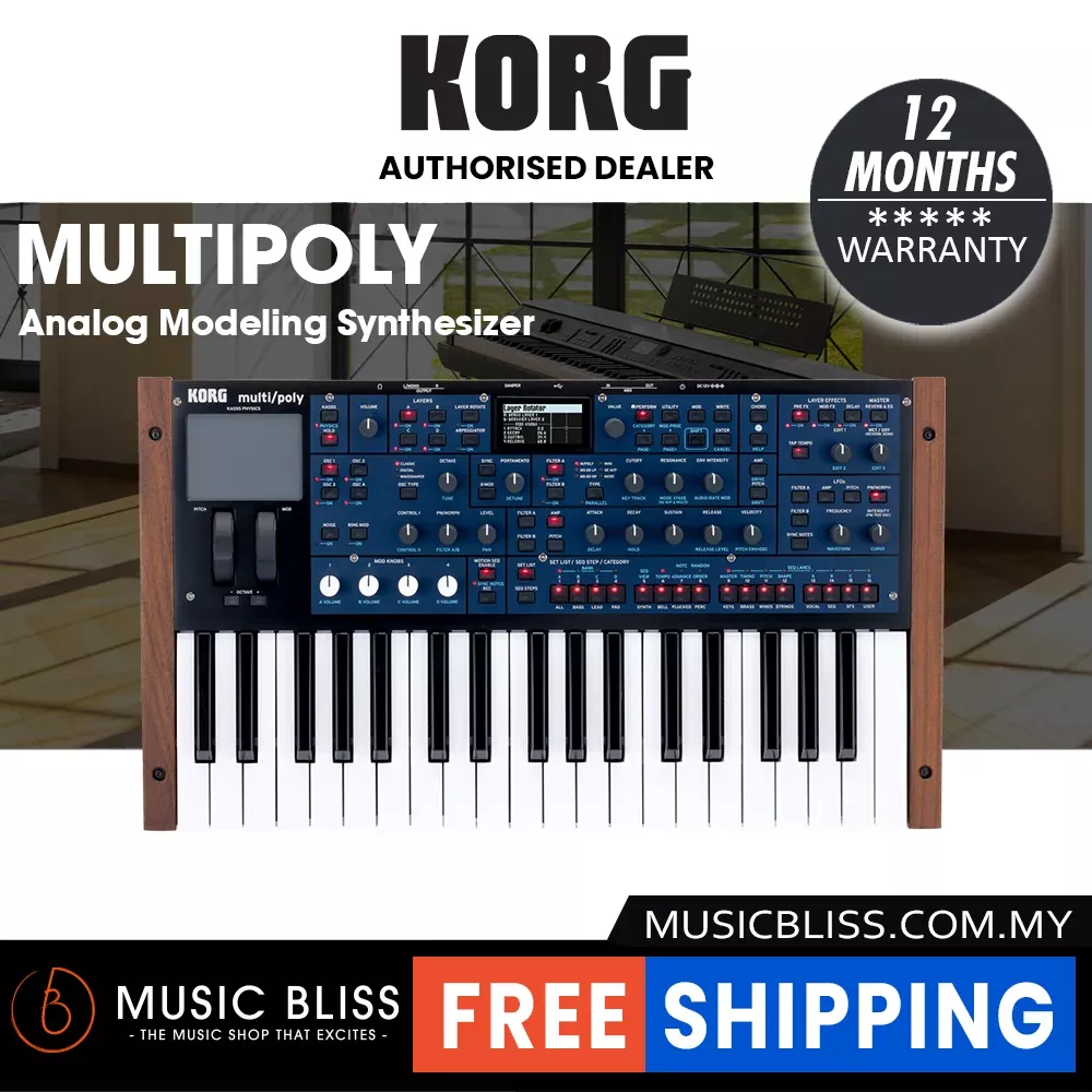 Korg Multipoly Analog Modeling Synthesizer