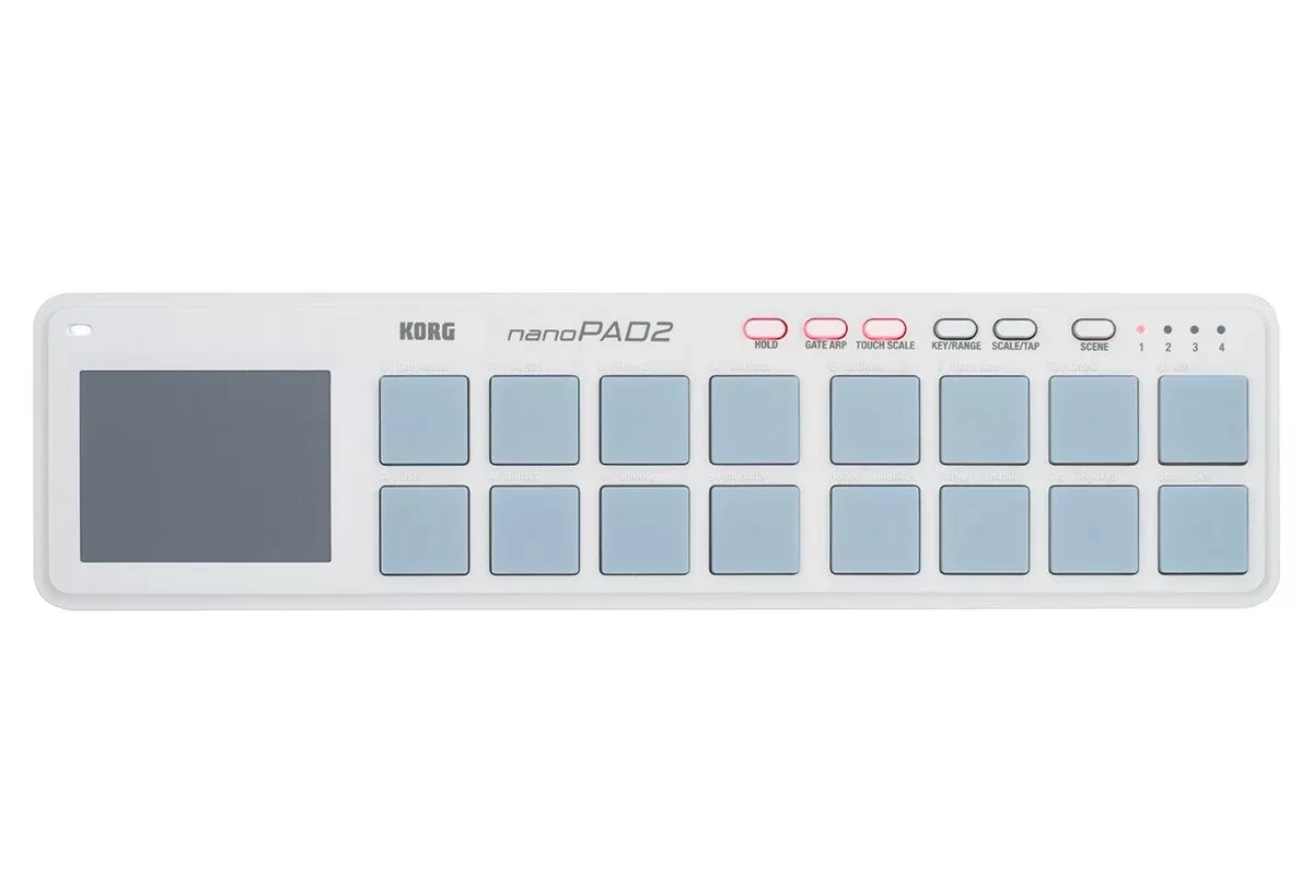 KORG nanoPAD2 Drumpad Controller in White