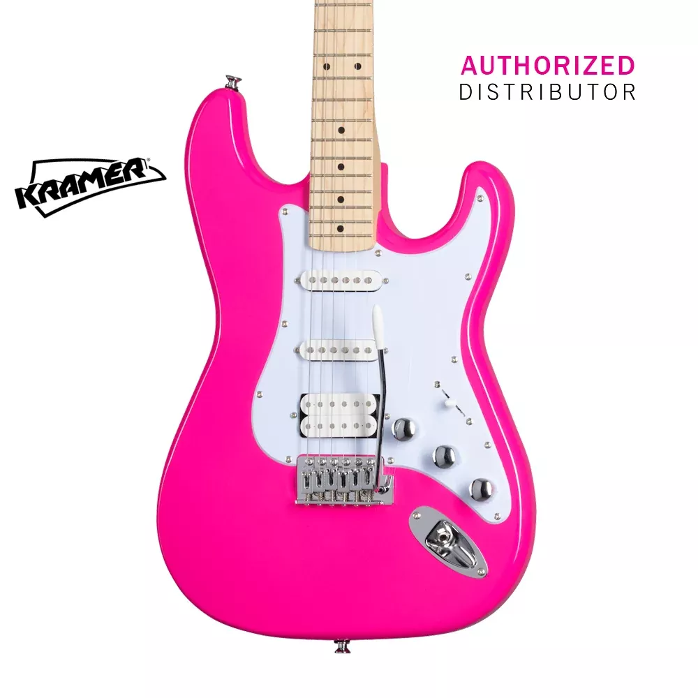 Kramer Focus VT-211S Electric Guitar – Hot Pink