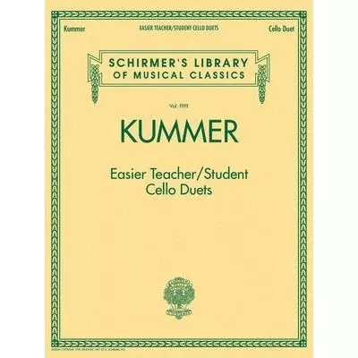Kummer – Easier Teacher/Student Cello Duets