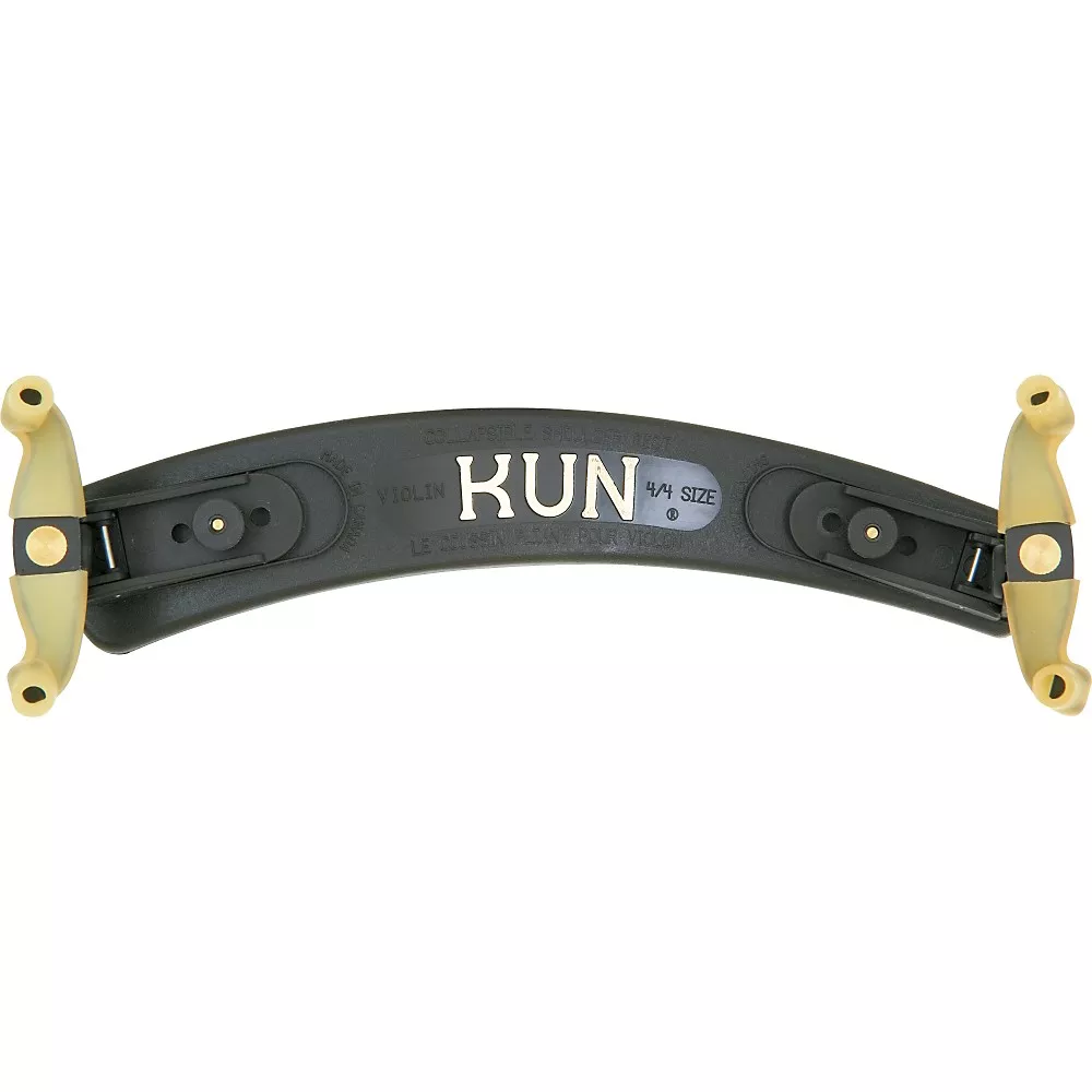 Kun Collapsible Violin Shoulder Rest 4/4 Black