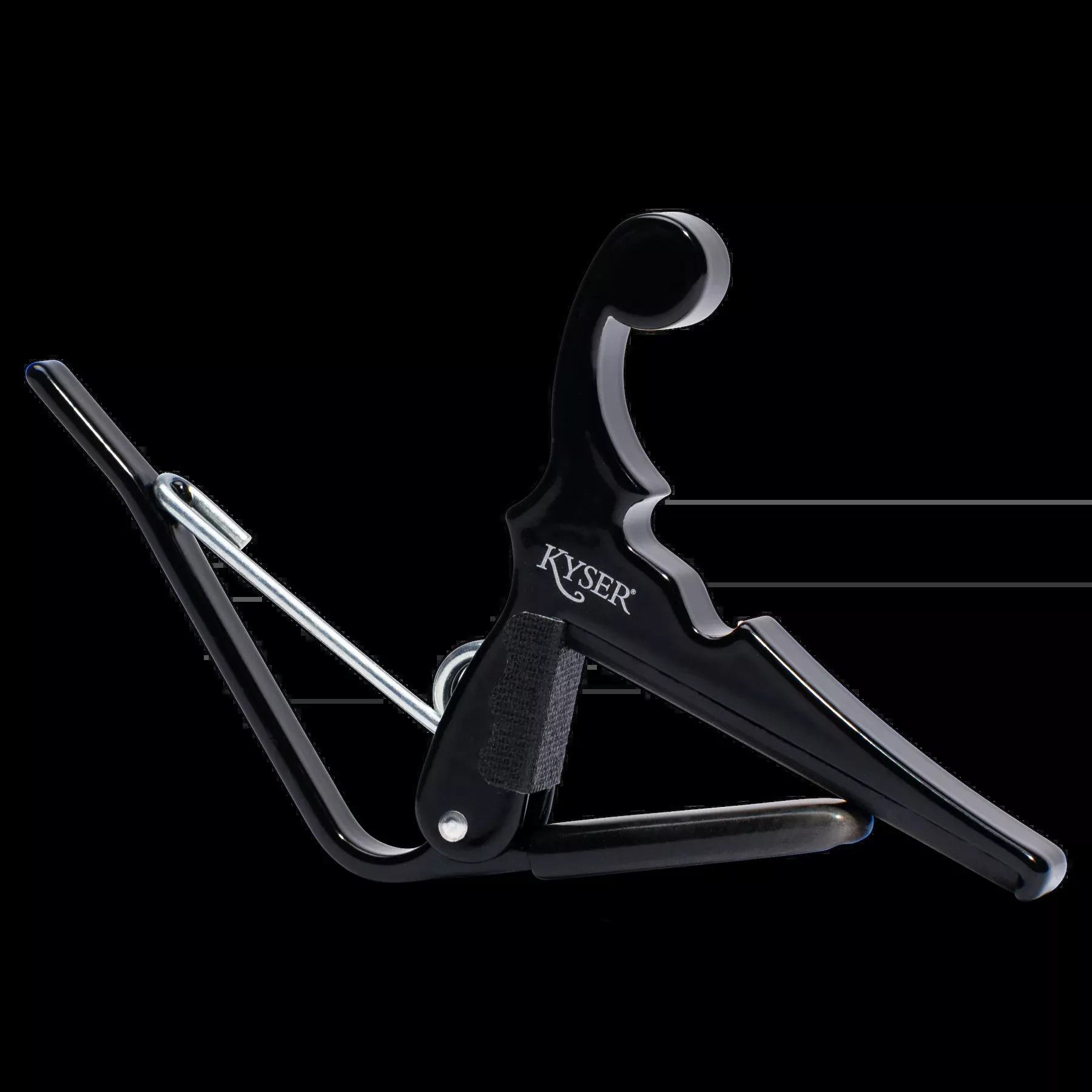 Kyser Quick Change Capo for Ukulele/ Mandolin/ Banjoin Black
