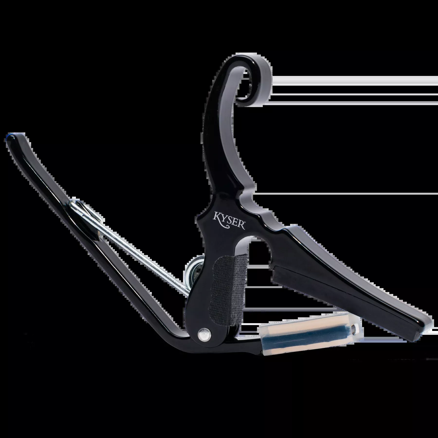 Kyser Quick Change Drop D Acoustic Guitar Capo in Black