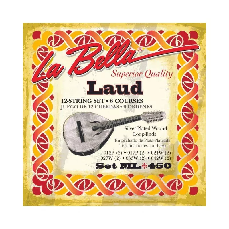 La Bella ML450 Laud Strings