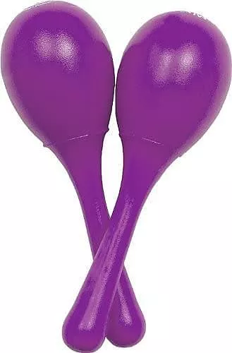 Latin Percussion LPR010-GP Plastic ChickItas 1 Pair, Grape