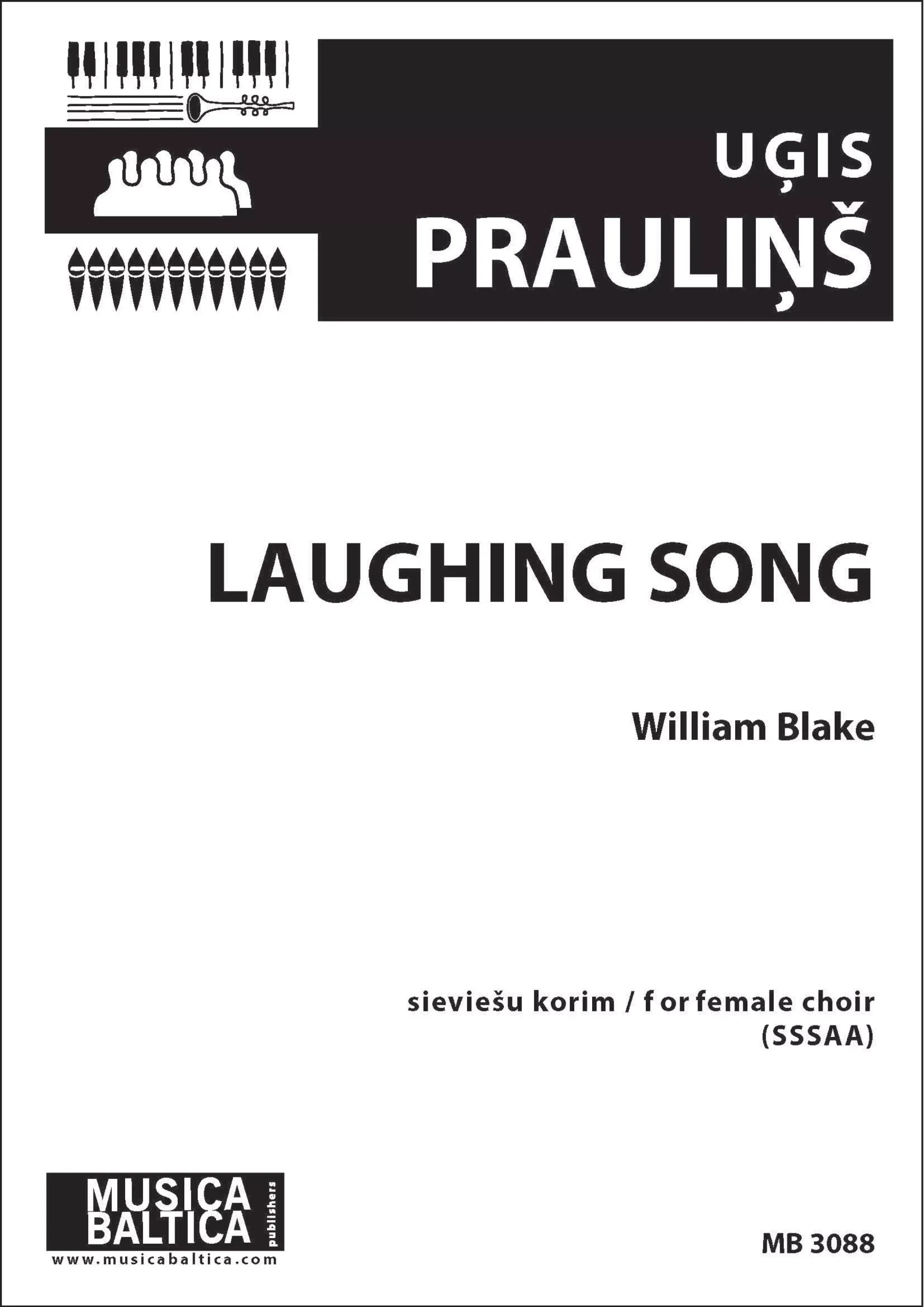 Laughing Song (Upper Voice Choir): Upper Voices (SSSAA)
