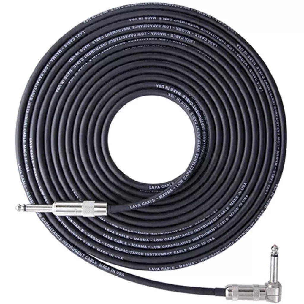 Lava Magma 15′ Straight to Right Angle Instrument Cable