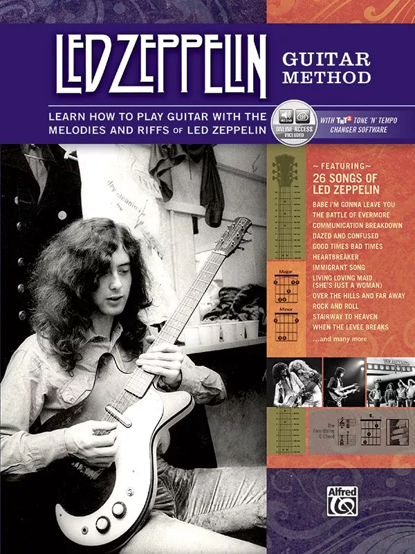Led Zeppelin Guitar Method: Guitar Book & Online Audio/Software
