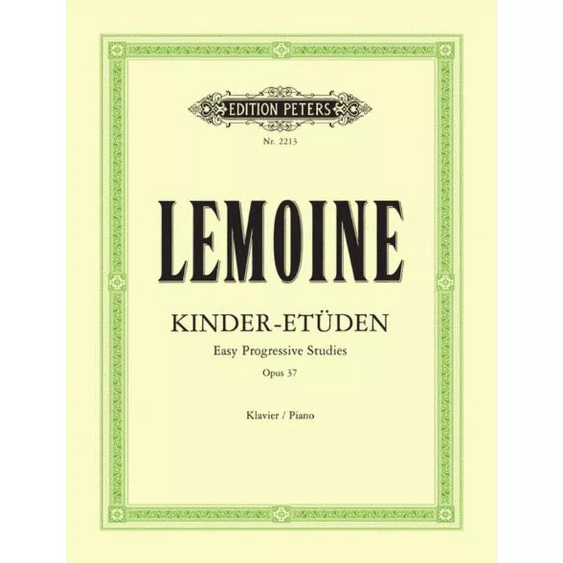 Lemoine 50 Easy Progressive Studies Op 37