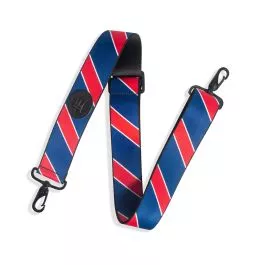 Levy’s Case Straps MCS-002 Case Strap With Printed Red and Navy Stripe Pattern
