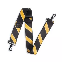 Levy's Case Straps MCS-003 Case Strap With Printed Black and Yellow Stripe Pattern