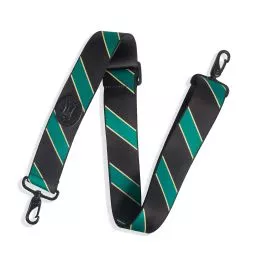Levy's Case Straps MCS-005 Case Strap With Printed Black and Green Stripe Pattern