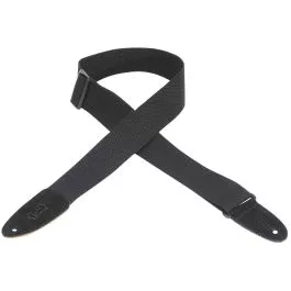 Levy’s Guitar Straps MC8-BLK cotton Black guitar strap
