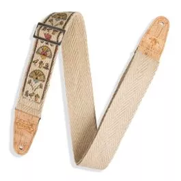 Levy's Guitar Straps MH8P-004 Hemp Webbing Guitar Strap 2"