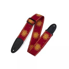 Levy's Guitar Straps MPJG-SUN-RED Jacquard Weave