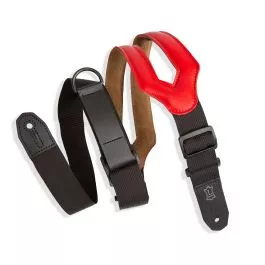 Levy's Guitar Straps MRHSS-RED RipChord Technology Color RED