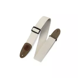 Levy’s Guitar Straps MSSC8-NAT Natural White Guitar Strap