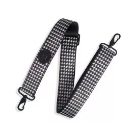 Levy's MCP-001 Case Strap With Printed Black and Red Plaid Pattern