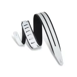 Levy’s MG317DRS-BLK_WHT Black & White Guitar Strap