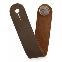 Levy's MM18CH-BRN Leather Headstock Adapter BROWN