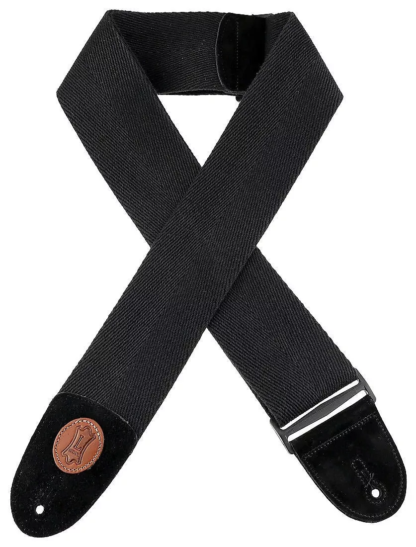 Levy's MSSC4 Cotton Bass Strap - Black
