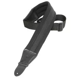Levy's PM48NP3-BLK Black Padded Neoprene Guitar Strap