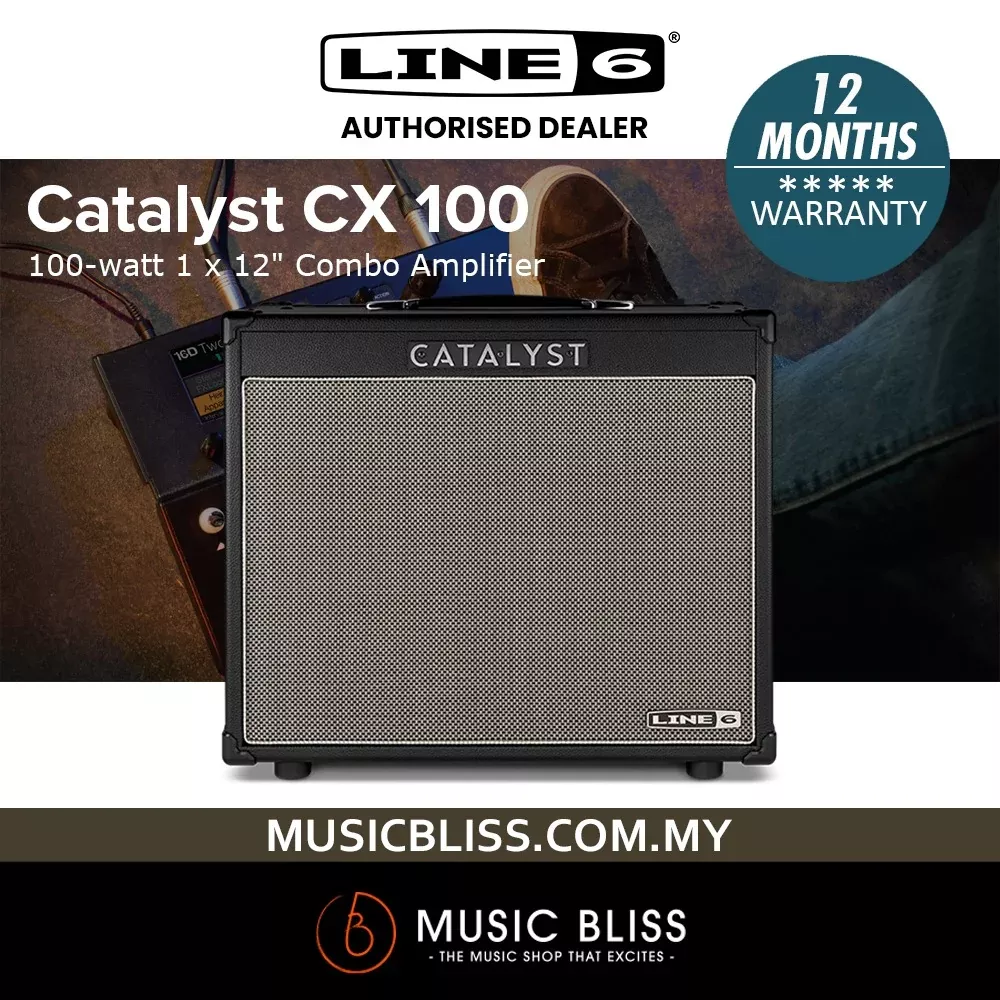 Line 6 Catalyst CX 100 100-watt 1 x 12″ Combo Amplifier