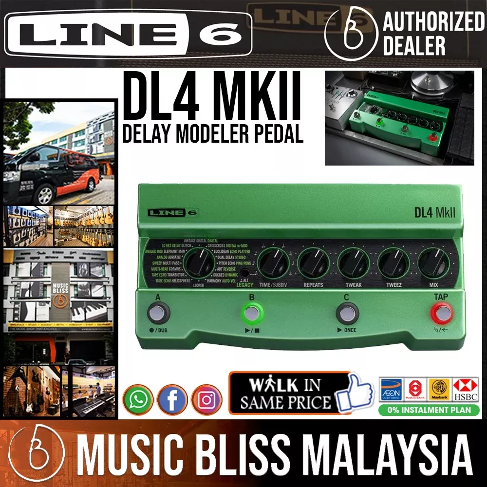 Line 6 DL4 MkII Delay Modeler Pedal