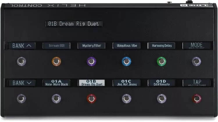 Line 6 Helix Control Floor Based Controller For Helix Rack