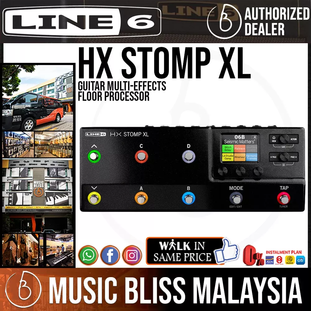 Line 6 HX Stomp XL Guitar Multi-effects Floor Processor