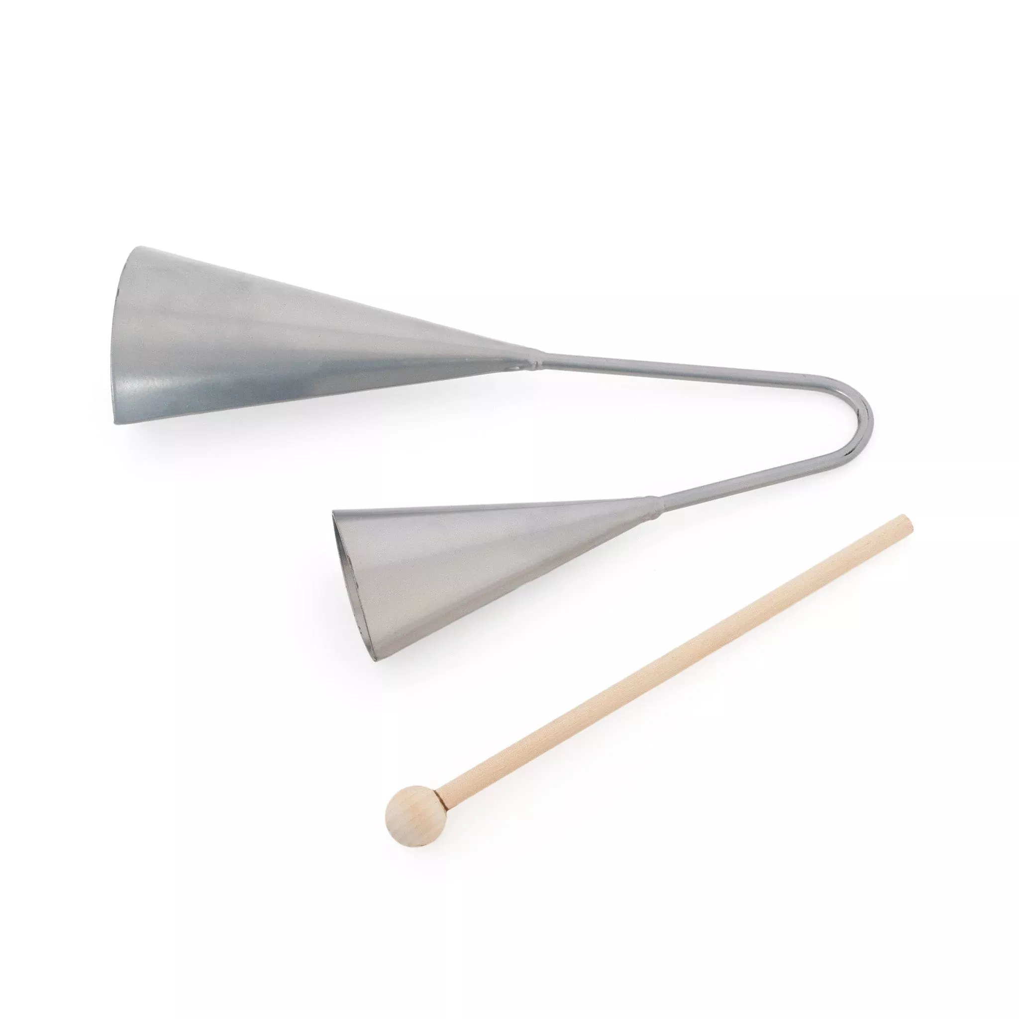 Liverpool double agogo bells - Silver (PP610-SL)