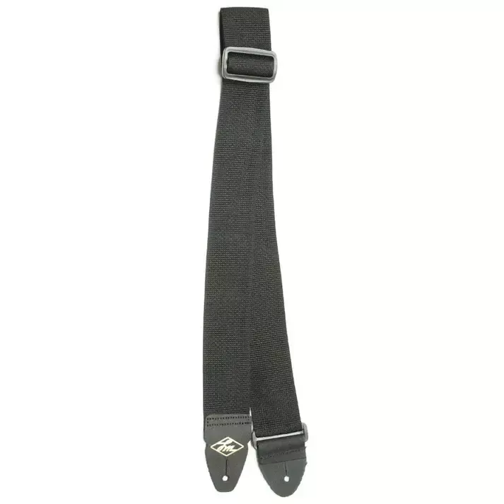 LM Products PS-3E BK1 Nylon Guitar Strap - Black