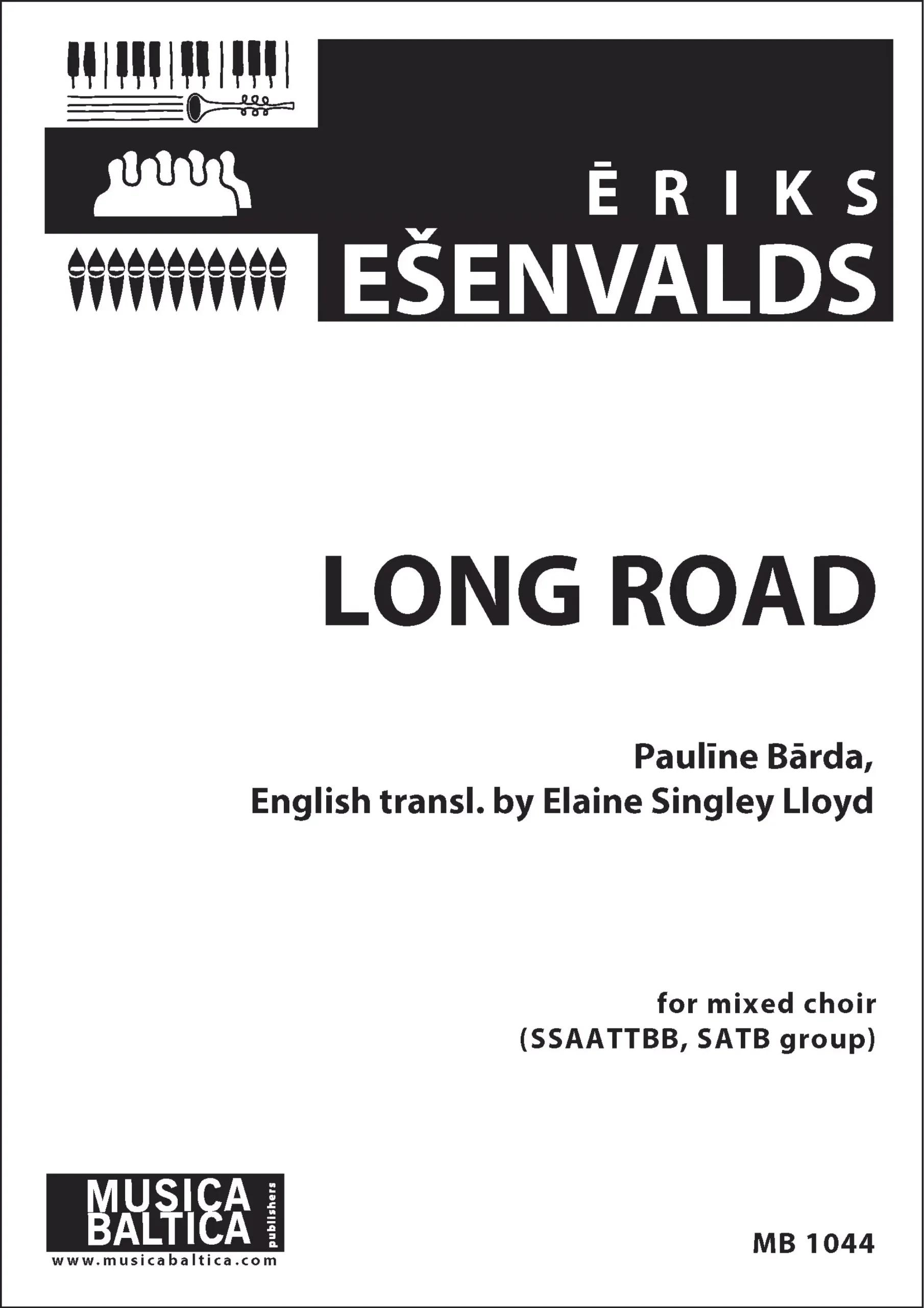 Long Road for SSAATTBB Choir: SSAATTBB Choral Octavo