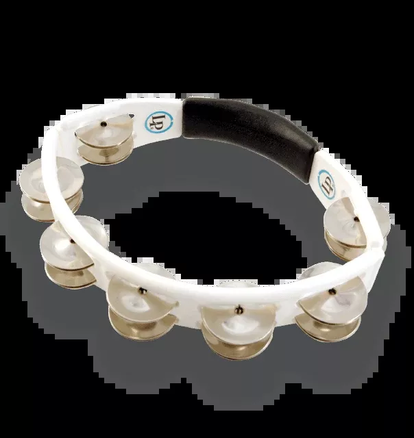 LP Cyclops Handheld Tambourine White – Steel