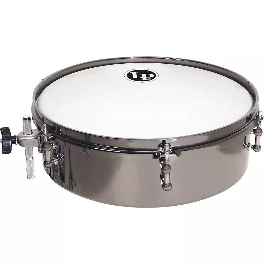 LP Drum Set Timbale 12 x 4 in. Black Nickel