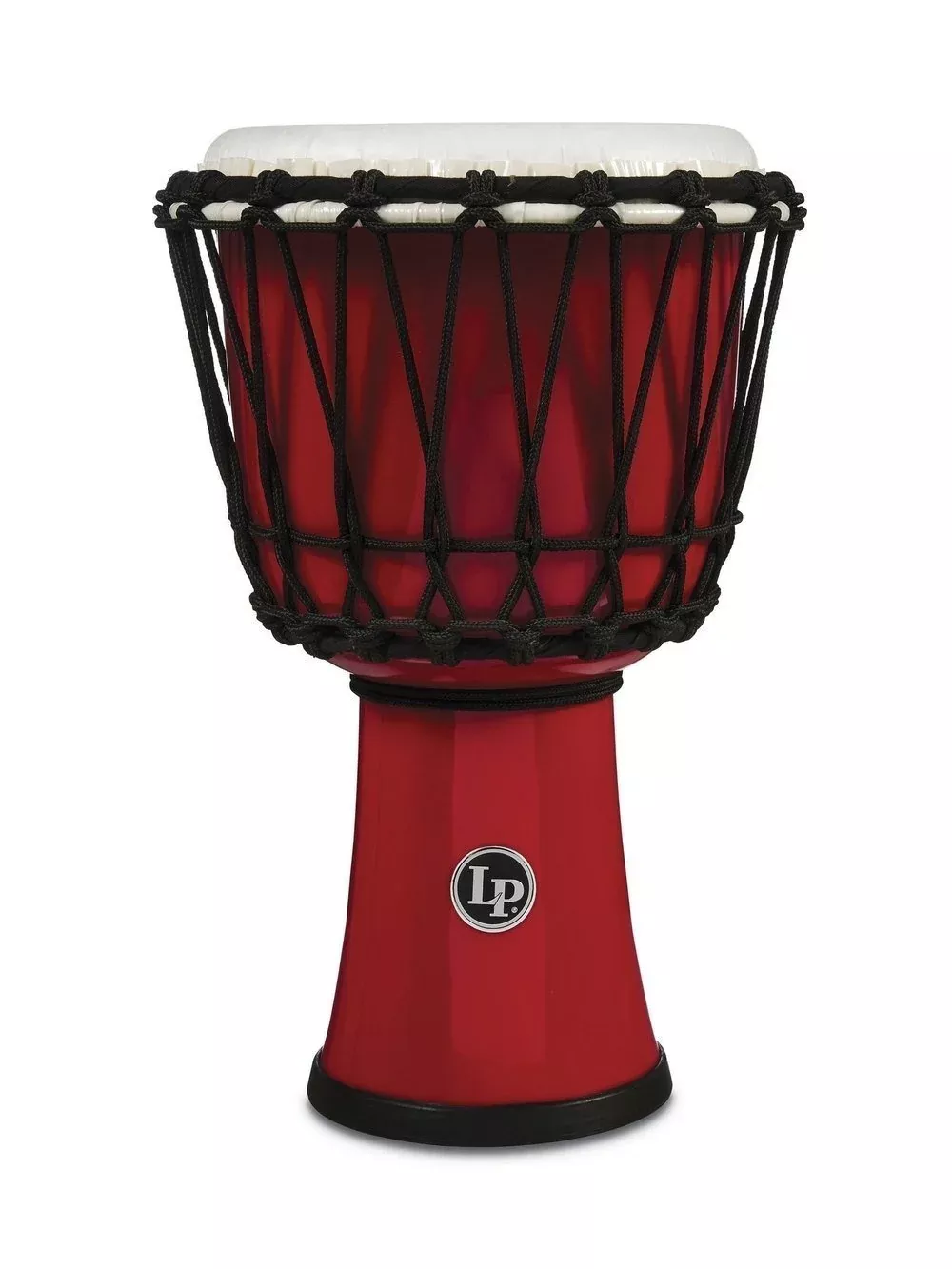 LP Red Djembe World 7-inch Rope Tuned Circle LP1607RD