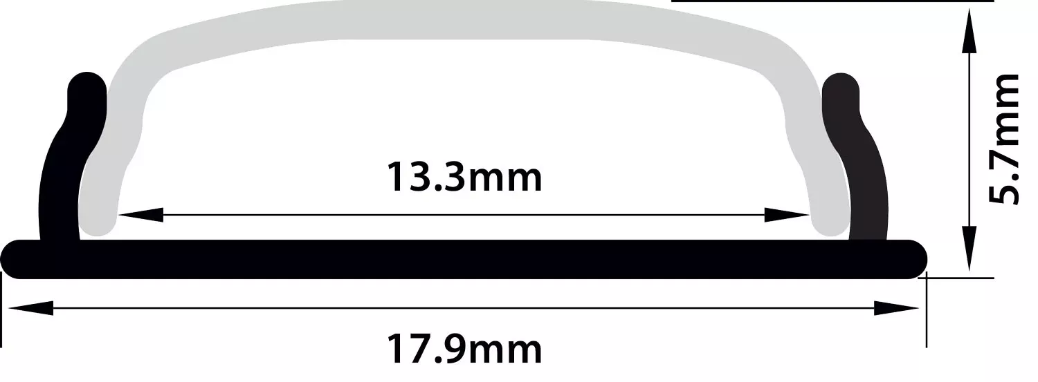 LYYT Bendable LED Tape Profile – AB1-1806