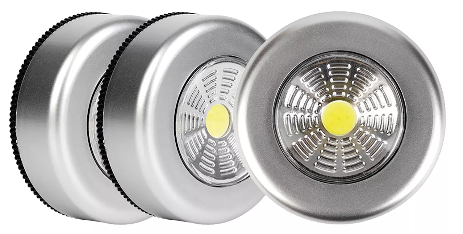 LYYT COB LED Push Light (3 Pack)