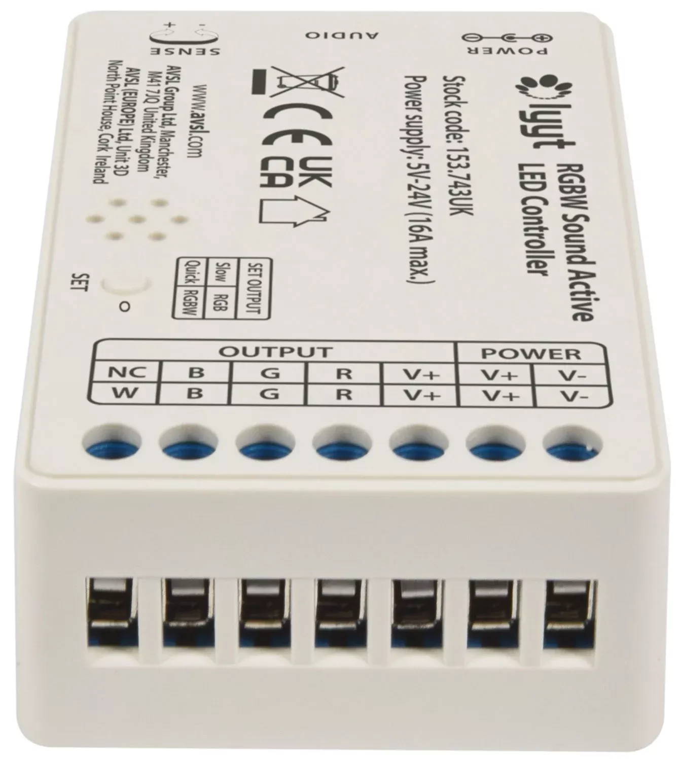 LYYT RGBW Sound Active LED Controller