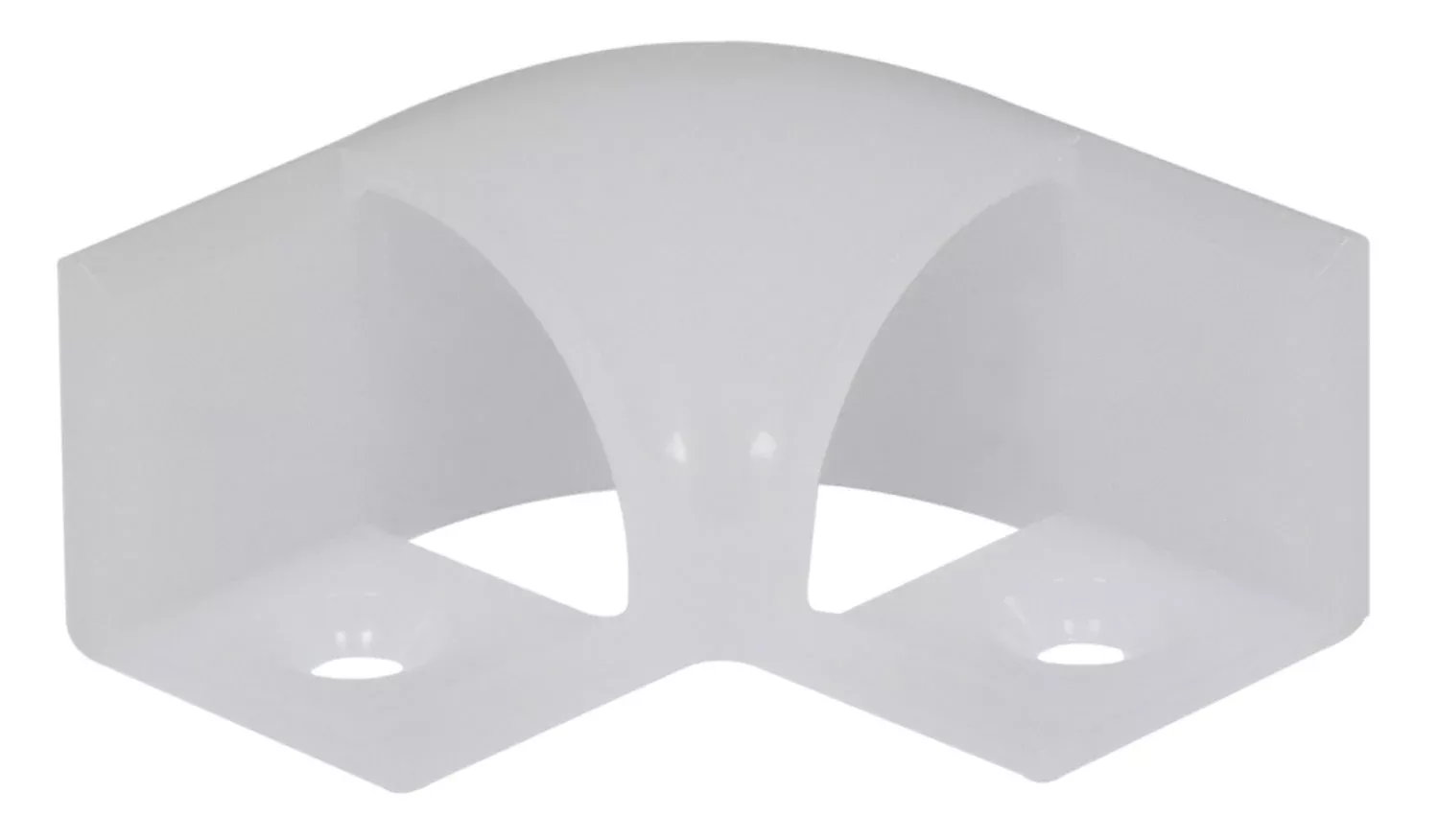 LYYT Translucent Corner Connectors for Aluminium LED Tape Profiles 4pcs Pack