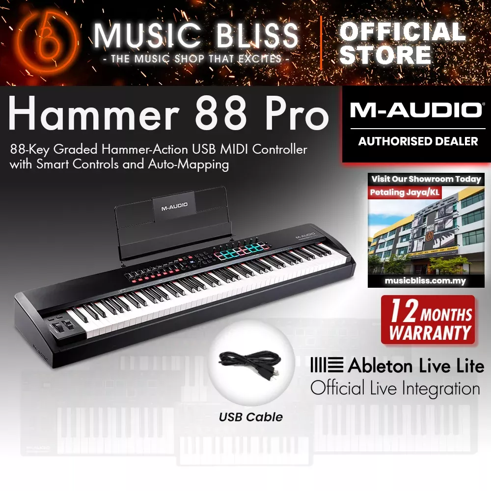 M-Audio Hammer 88 Pro 88-key Keyboard Controller