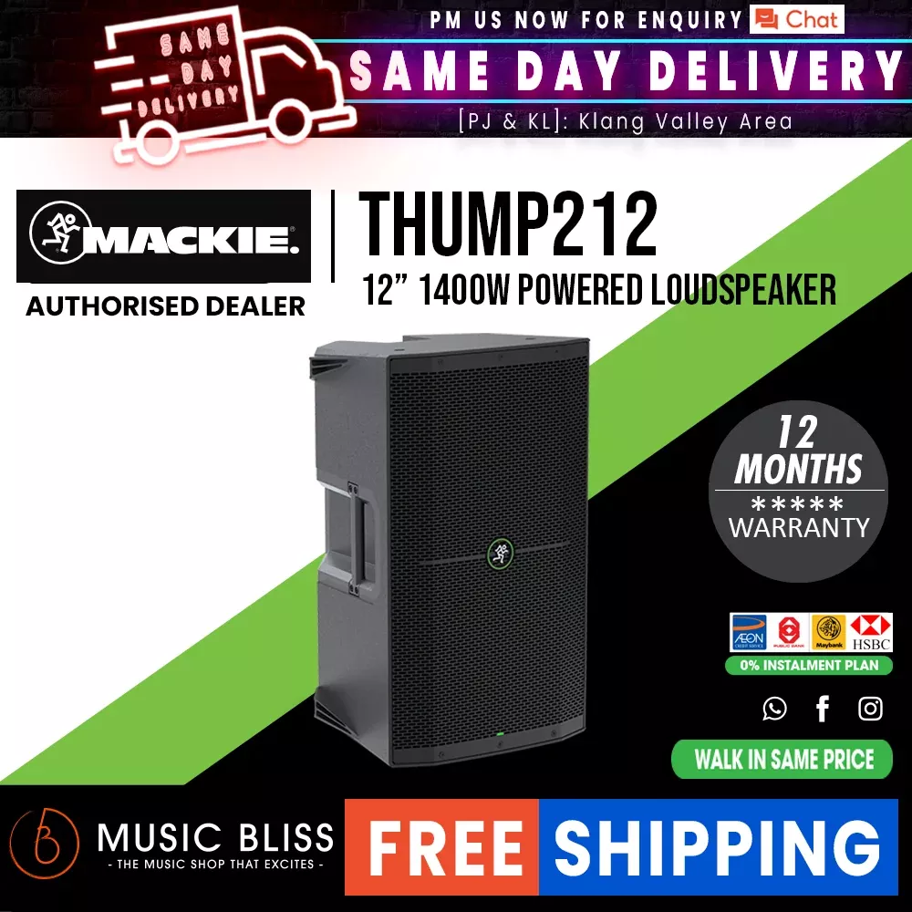 Mackie Thump212 1400-watt 12″ Powered Speaker