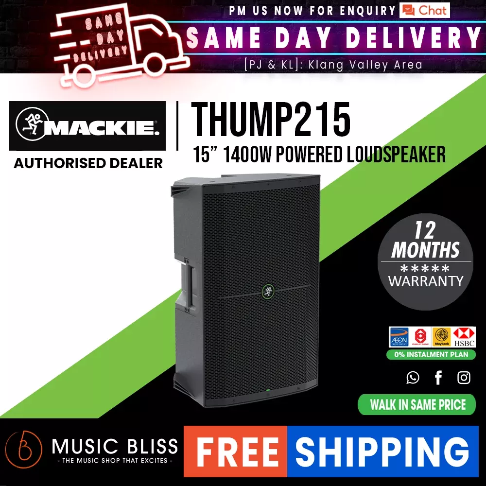 Mackie Thump215 1400-watt 15" Powered Speaker