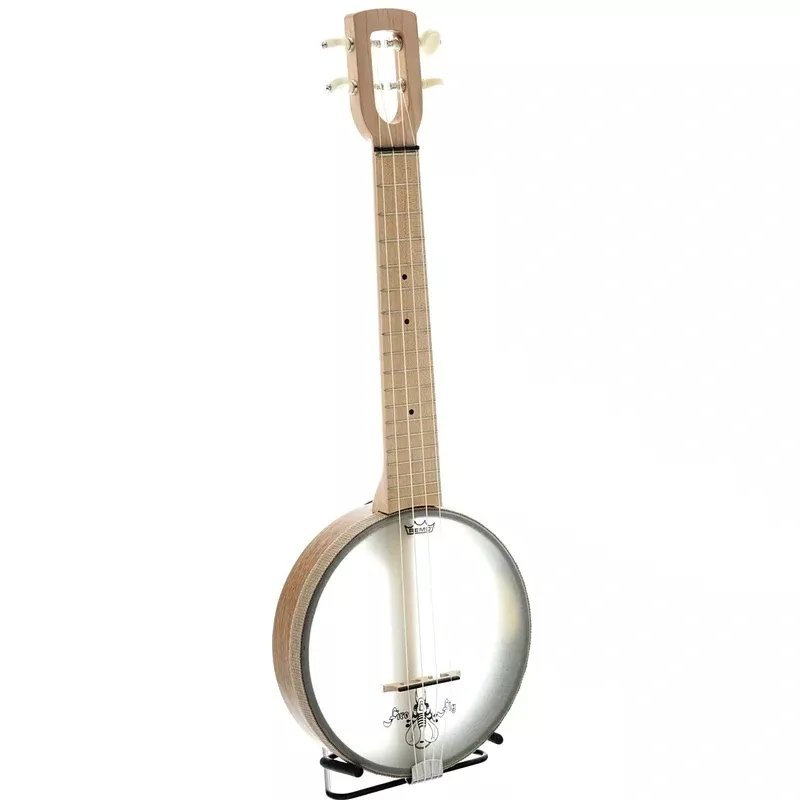 Magic Fluke Company Firefly Concert Banjo Uke, Maple, with Cinch Sack