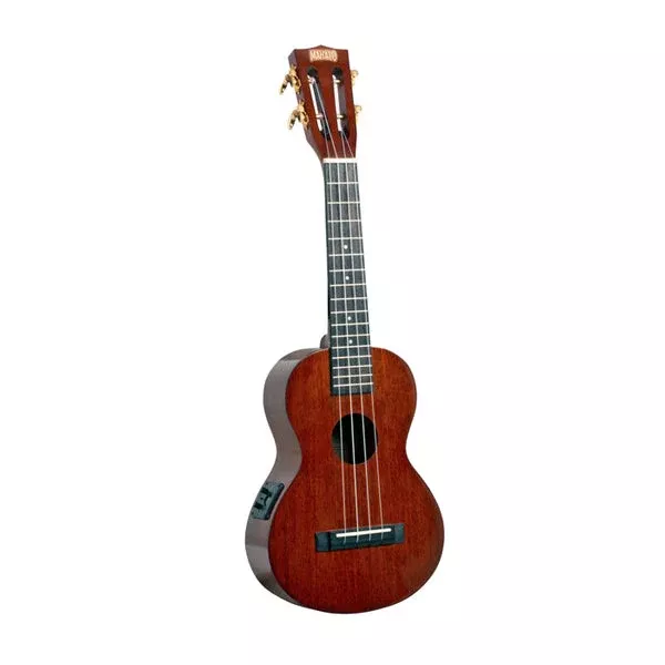 MAHALO JAVA SERIES CONCERT UKULELE – ELECTRIC ACOUSTIC (TRANSPARENT BROWN)