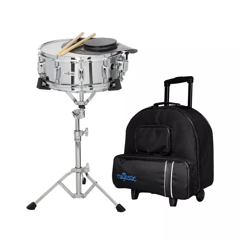 Majestic Snare & Practice Pad Kit – With trolley (AK14DC)